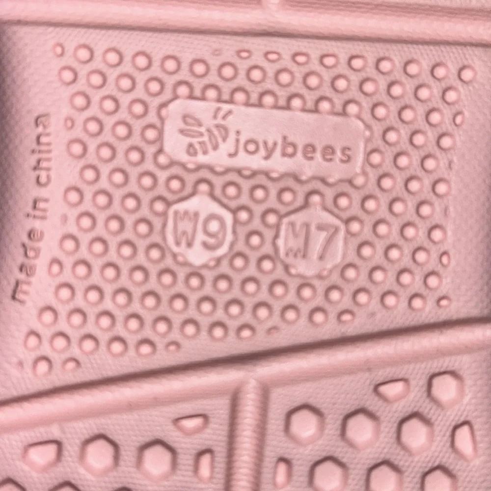 🐝NEW!🐝JOYBEES🌸Pink & Orange TIE DYE design CLOGS. Women’s 9🧡NWOT - Picture 6 of 10